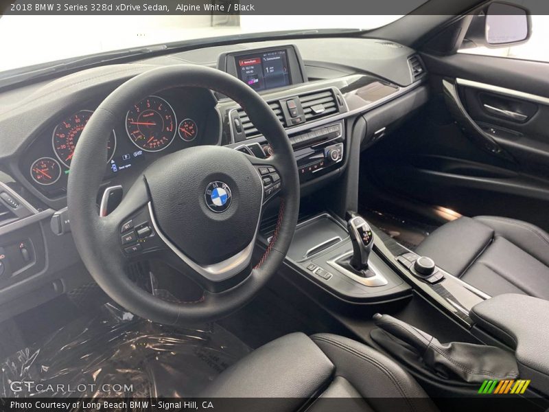 Alpine White / Black 2018 BMW 3 Series 328d xDrive Sedan