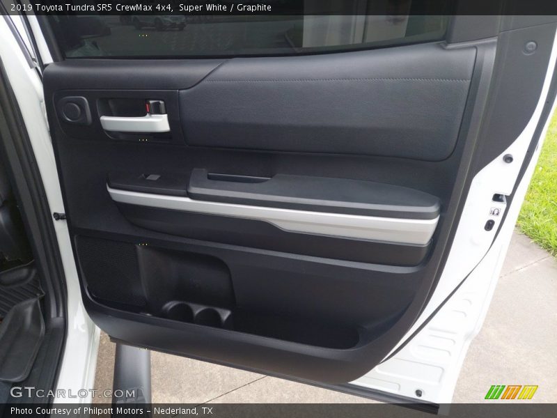 Super White / Graphite 2019 Toyota Tundra SR5 CrewMax 4x4