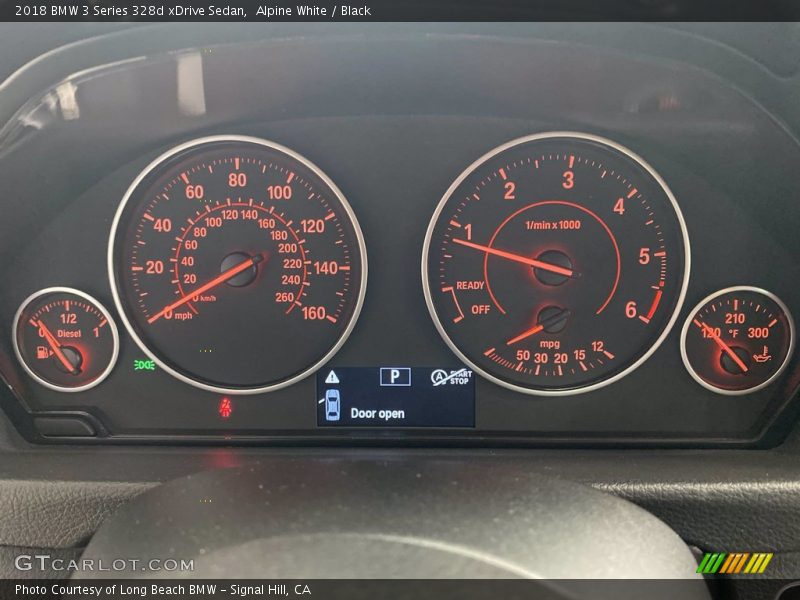 Alpine White / Black 2018 BMW 3 Series 328d xDrive Sedan