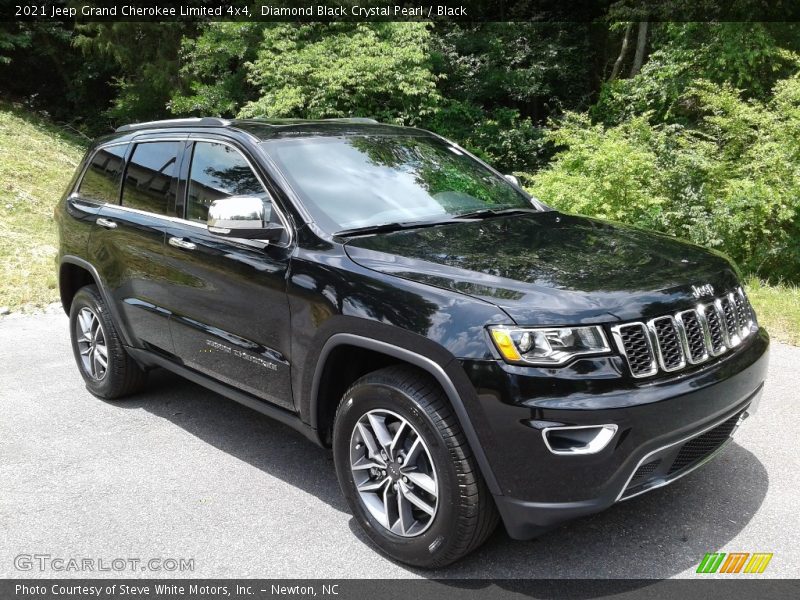 Diamond Black Crystal Pearl / Black 2021 Jeep Grand Cherokee Limited 4x4