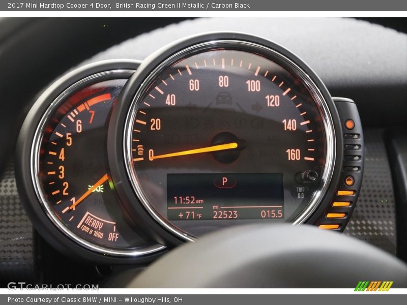 British Racing Green II Metallic / Carbon Black 2017 Mini Hardtop Cooper 4 Door