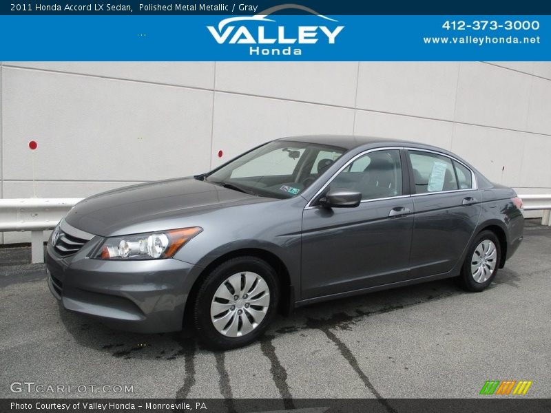 Polished Metal Metallic / Gray 2011 Honda Accord LX Sedan
