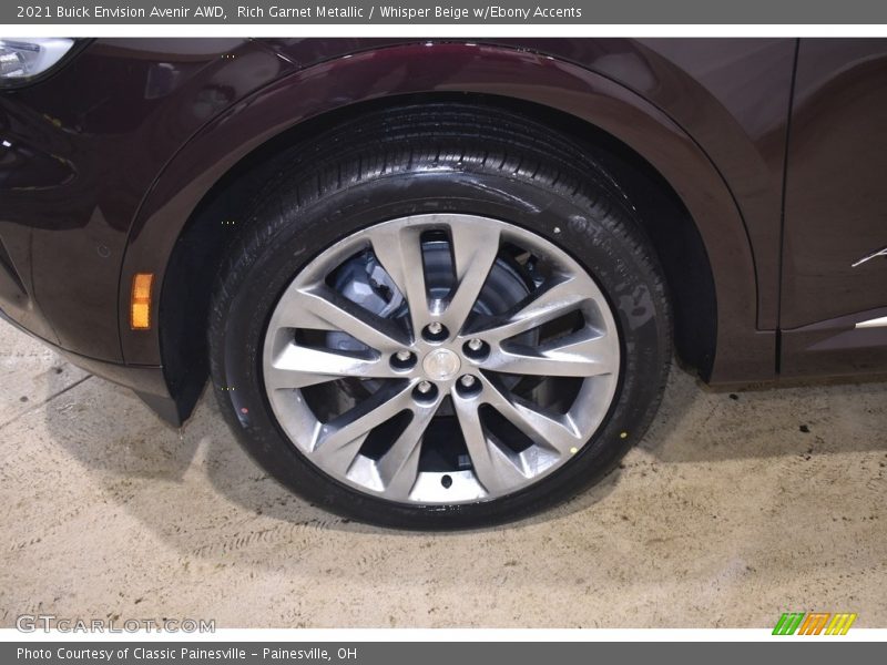 Rich Garnet Metallic / Whisper Beige w/Ebony Accents 2021 Buick Envision Avenir AWD