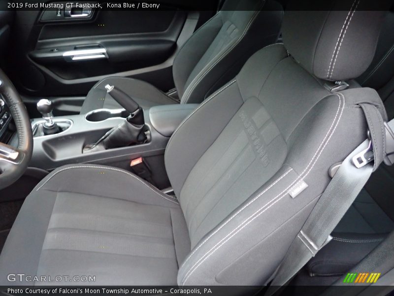 Front Seat of 2019 Mustang GT Fastback
