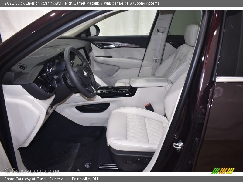 Rich Garnet Metallic / Whisper Beige w/Ebony Accents 2021 Buick Envision Avenir AWD