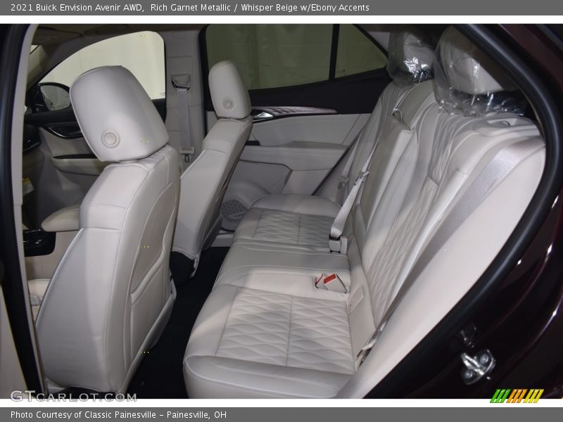Rich Garnet Metallic / Whisper Beige w/Ebony Accents 2021 Buick Envision Avenir AWD