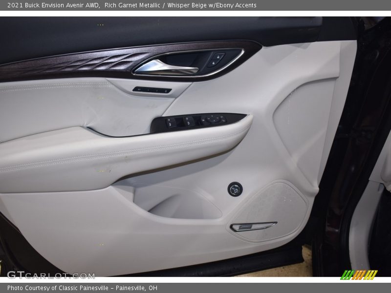 Rich Garnet Metallic / Whisper Beige w/Ebony Accents 2021 Buick Envision Avenir AWD
