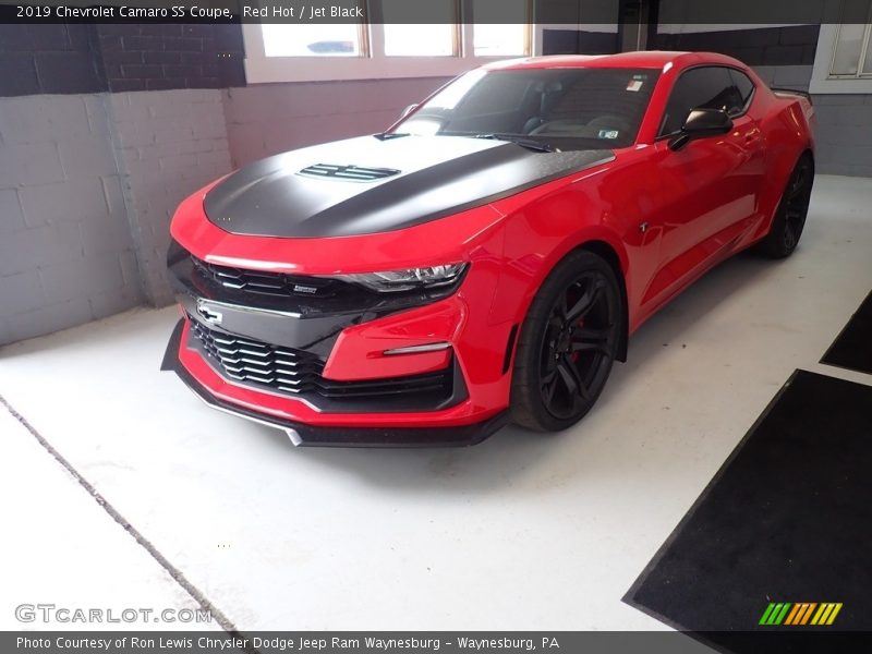 Red Hot / Jet Black 2019 Chevrolet Camaro SS Coupe