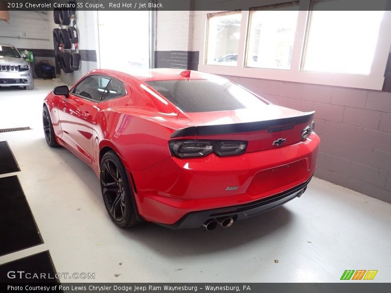 Red Hot / Jet Black 2019 Chevrolet Camaro SS Coupe