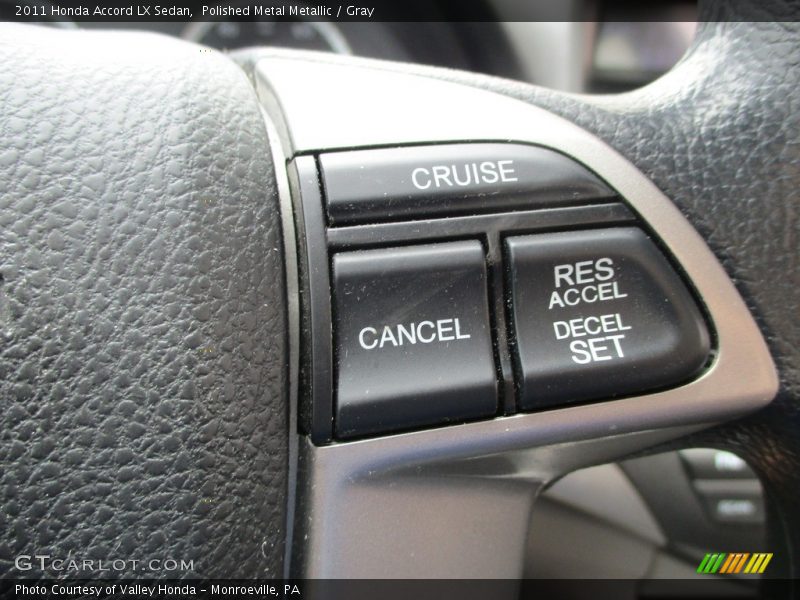 Polished Metal Metallic / Gray 2011 Honda Accord LX Sedan