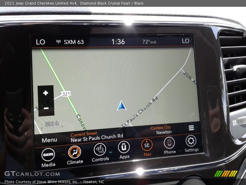 Diamond Black Crystal Pearl / Black 2021 Jeep Grand Cherokee Limited 4x4