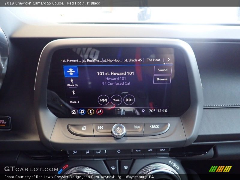 Red Hot / Jet Black 2019 Chevrolet Camaro SS Coupe