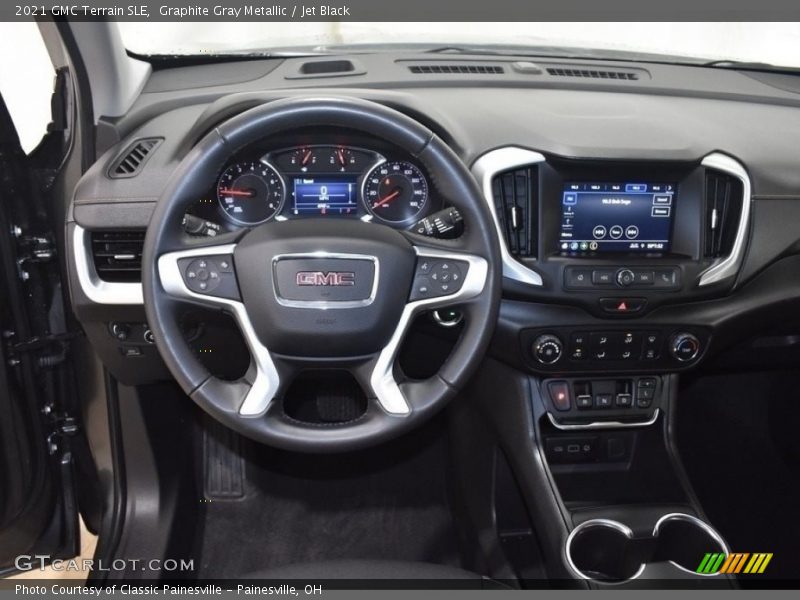 Graphite Gray Metallic / Jet Black 2021 GMC Terrain SLE