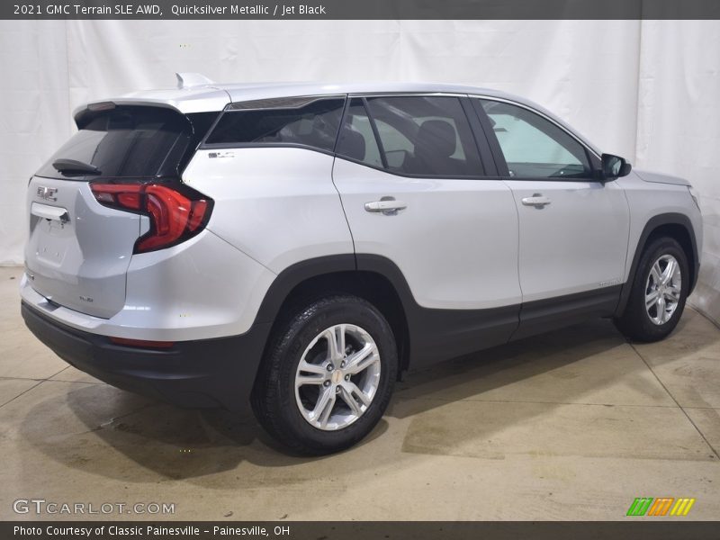 Quicksilver Metallic / Jet Black 2021 GMC Terrain SLE AWD