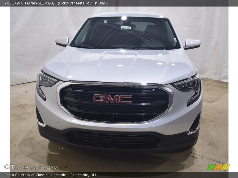 Quicksilver Metallic / Jet Black 2021 GMC Terrain SLE AWD