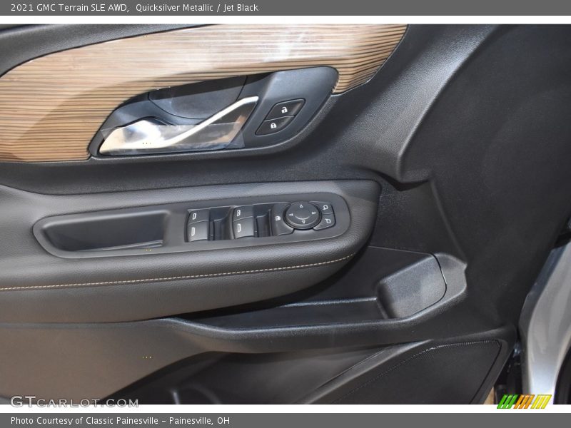 Quicksilver Metallic / Jet Black 2021 GMC Terrain SLE AWD