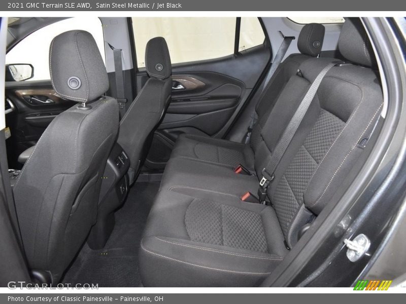 Satin Steel Metallic / Jet Black 2021 GMC Terrain SLE AWD