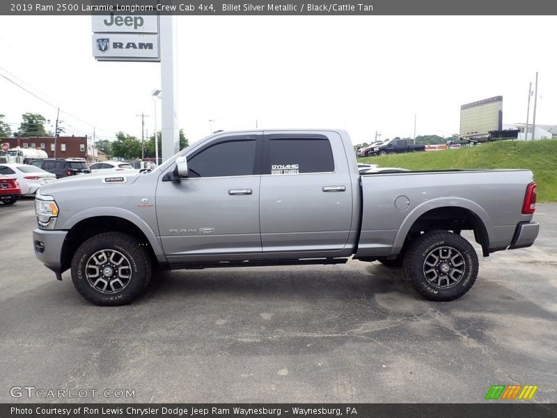  2019 2500 Laramie Longhorn Crew Cab 4x4 Billet Silver Metallic