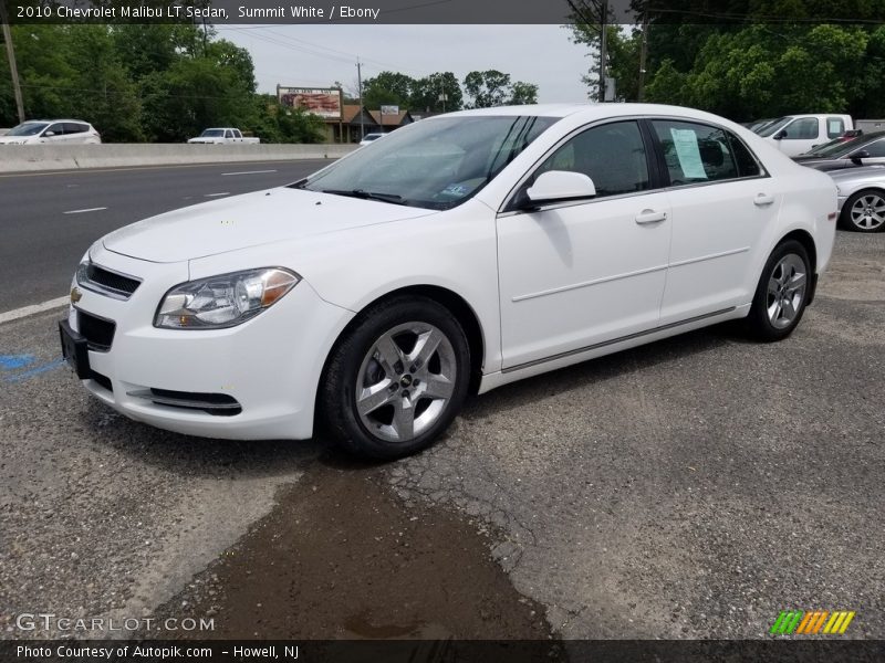 Summit White / Ebony 2010 Chevrolet Malibu LT Sedan