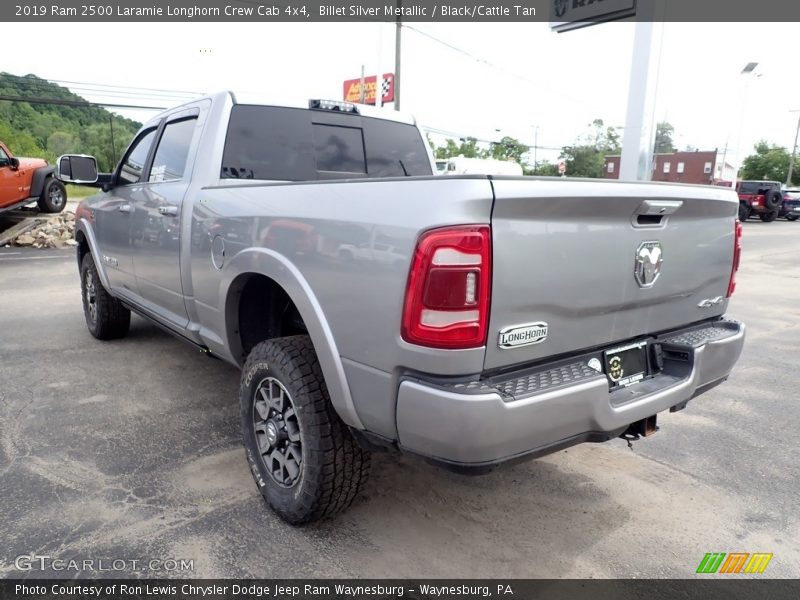 Billet Silver Metallic / Black/Cattle Tan 2019 Ram 2500 Laramie Longhorn Crew Cab 4x4