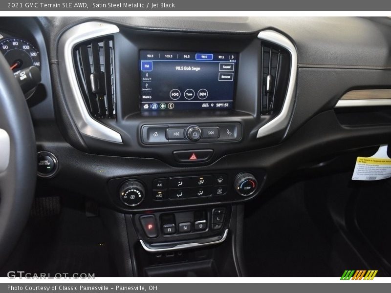 Satin Steel Metallic / Jet Black 2021 GMC Terrain SLE AWD