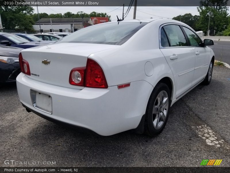 Summit White / Ebony 2010 Chevrolet Malibu LT Sedan