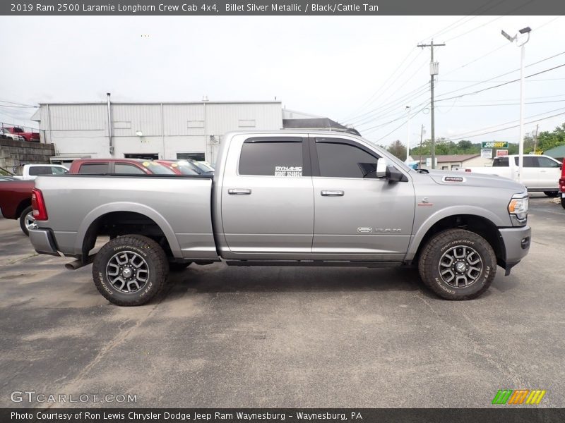 Billet Silver Metallic / Black/Cattle Tan 2019 Ram 2500 Laramie Longhorn Crew Cab 4x4