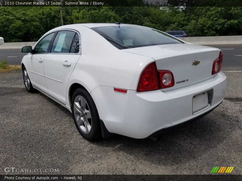 Summit White / Ebony 2010 Chevrolet Malibu LT Sedan