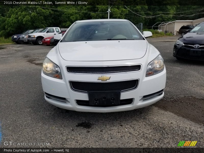 Summit White / Ebony 2010 Chevrolet Malibu LT Sedan