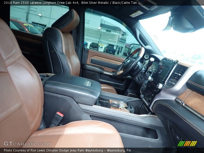 Front Seat of 2019 2500 Laramie Longhorn Crew Cab 4x4