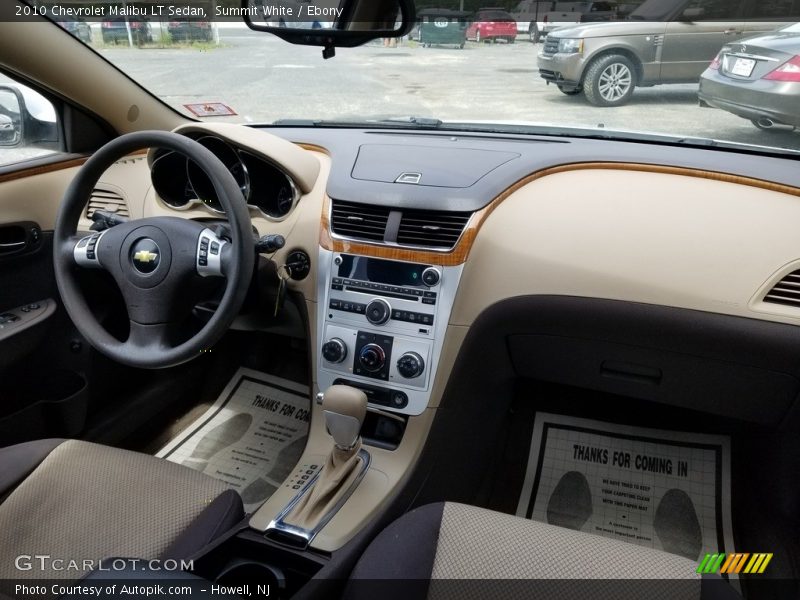 Summit White / Ebony 2010 Chevrolet Malibu LT Sedan