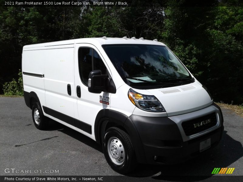 Bright White / Black 2021 Ram ProMaster 1500 Low Roof Cargo Van