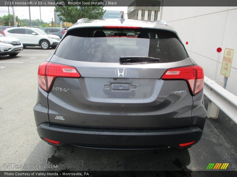 Modern Steel Metallic / Black 2016 Honda HR-V EX-L Navi AWD