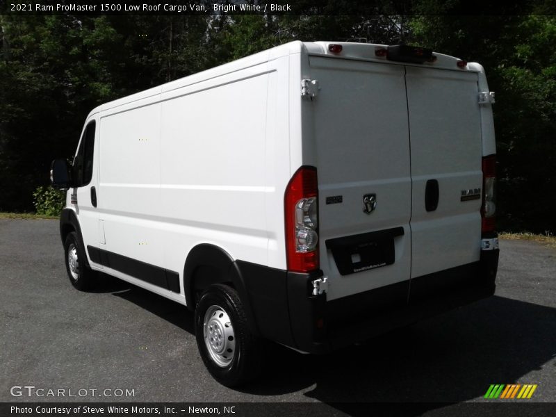 Bright White / Black 2021 Ram ProMaster 1500 Low Roof Cargo Van