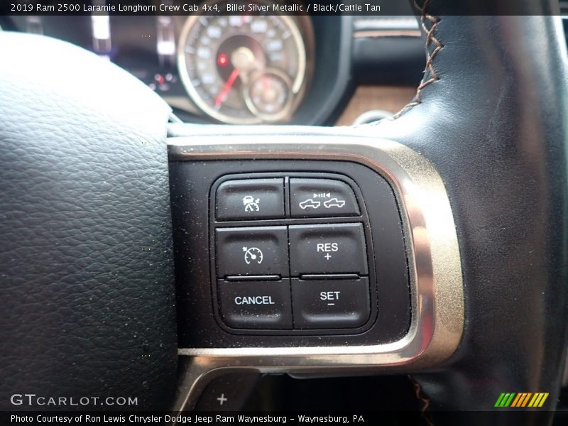 Billet Silver Metallic / Black/Cattle Tan 2019 Ram 2500 Laramie Longhorn Crew Cab 4x4