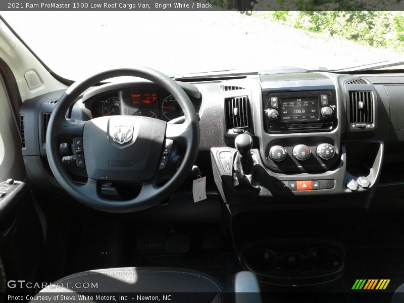 Bright White / Black 2021 Ram ProMaster 1500 Low Roof Cargo Van