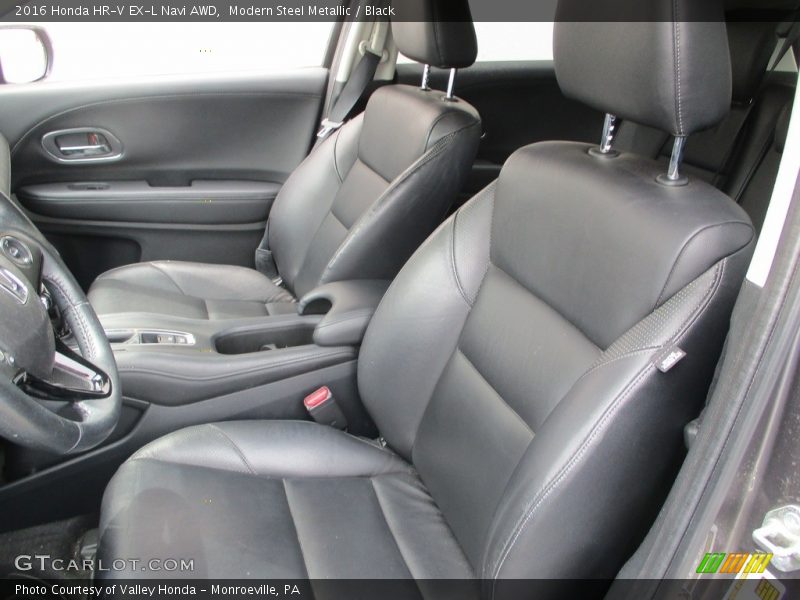 Modern Steel Metallic / Black 2016 Honda HR-V EX-L Navi AWD