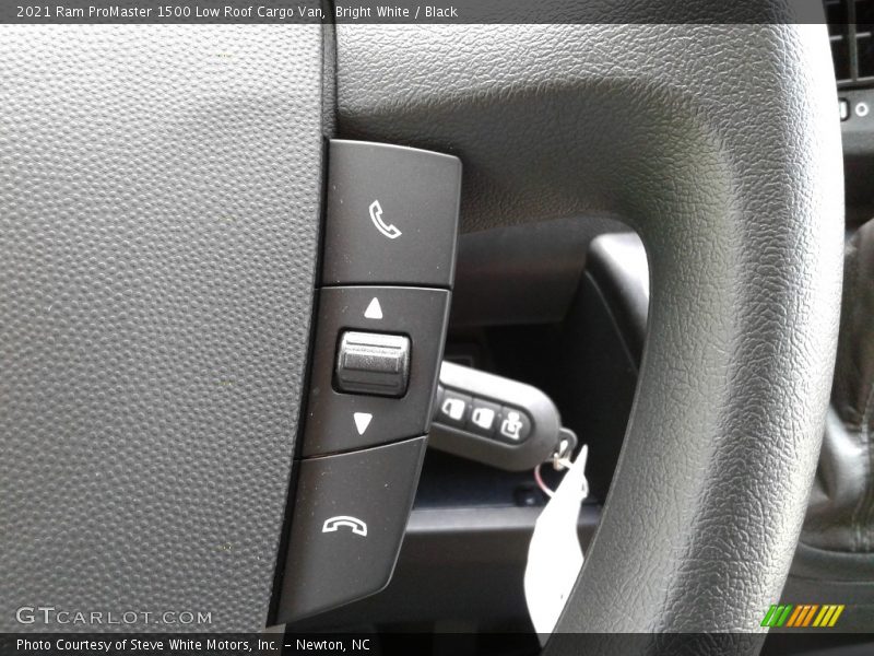 Bright White / Black 2021 Ram ProMaster 1500 Low Roof Cargo Van