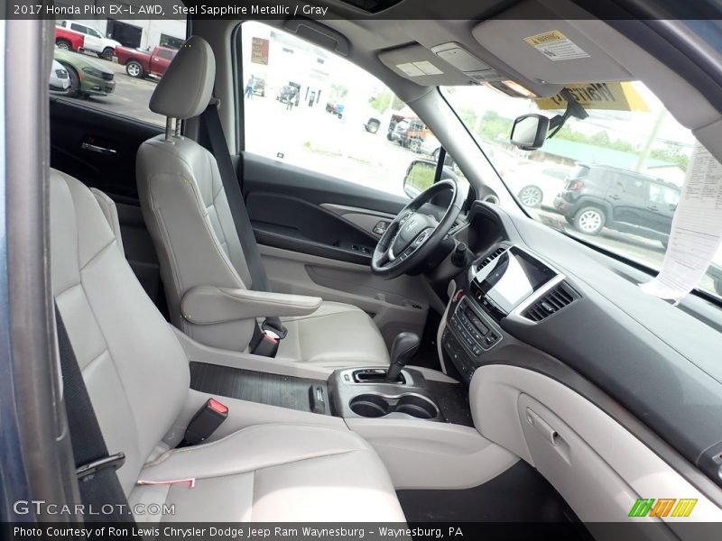 Front Seat of 2017 Pilot EX-L AWD