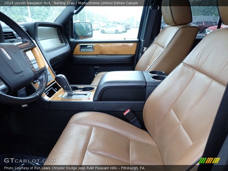 Front Seat of 2014 Navigator 4x4