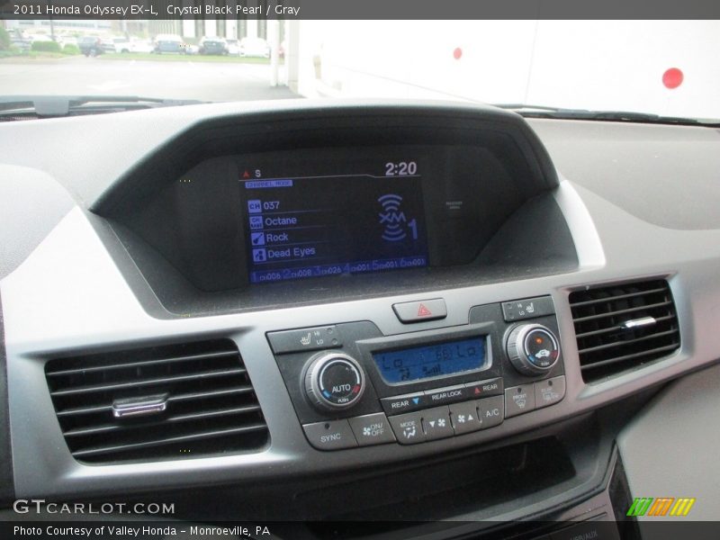 Crystal Black Pearl / Gray 2011 Honda Odyssey EX-L