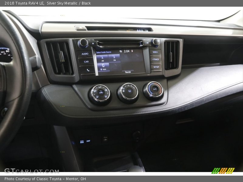 Silver Sky Metallic / Black 2018 Toyota RAV4 LE