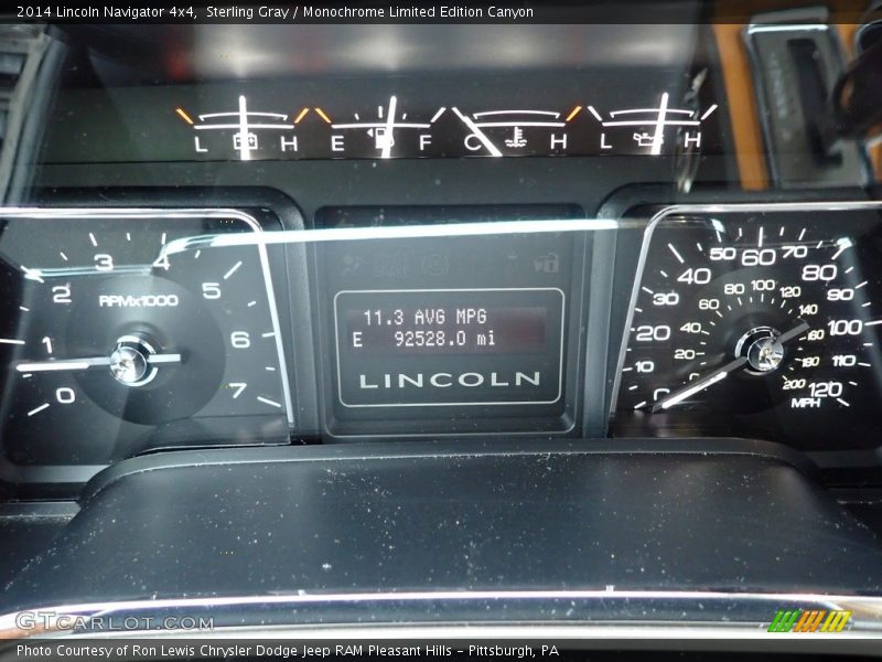 Sterling Gray / Monochrome Limited Edition Canyon 2014 Lincoln Navigator 4x4