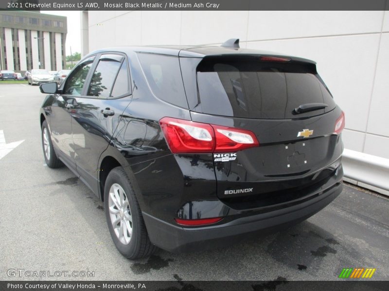 Mosaic Black Metallic / Medium Ash Gray 2021 Chevrolet Equinox LS AWD