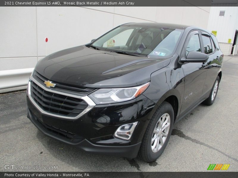 Mosaic Black Metallic / Medium Ash Gray 2021 Chevrolet Equinox LS AWD