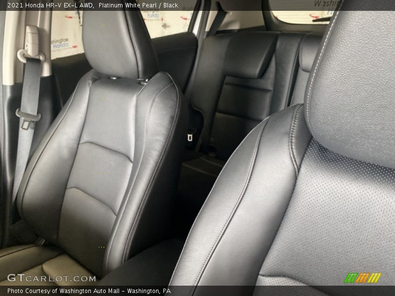 Platinum White Pearl / Black 2021 Honda HR-V EX-L AWD