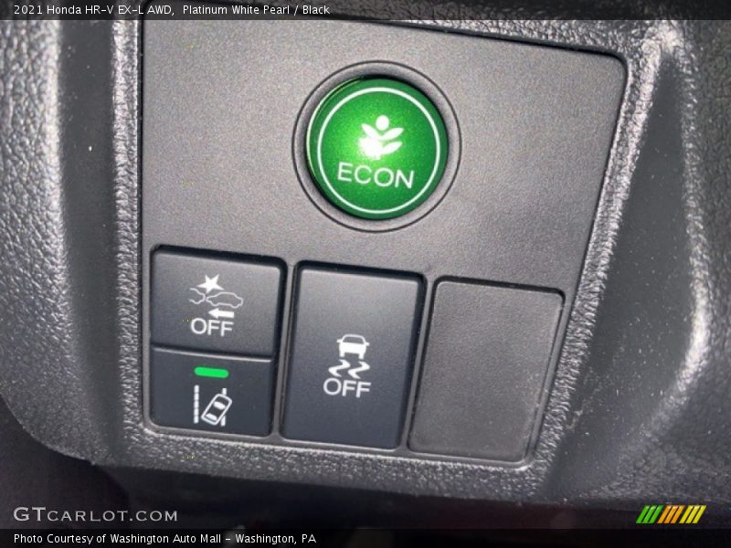 Platinum White Pearl / Black 2021 Honda HR-V EX-L AWD