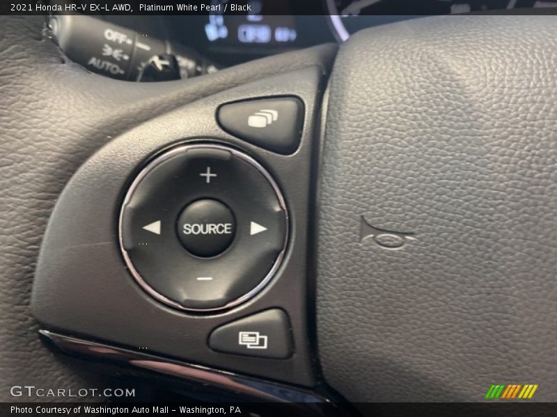 Platinum White Pearl / Black 2021 Honda HR-V EX-L AWD