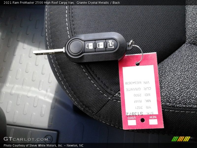Keys of 2021 ProMaster 2500 High Roof Cargo Van