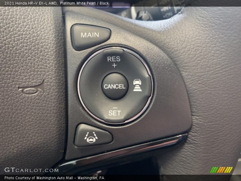Platinum White Pearl / Black 2021 Honda HR-V EX-L AWD